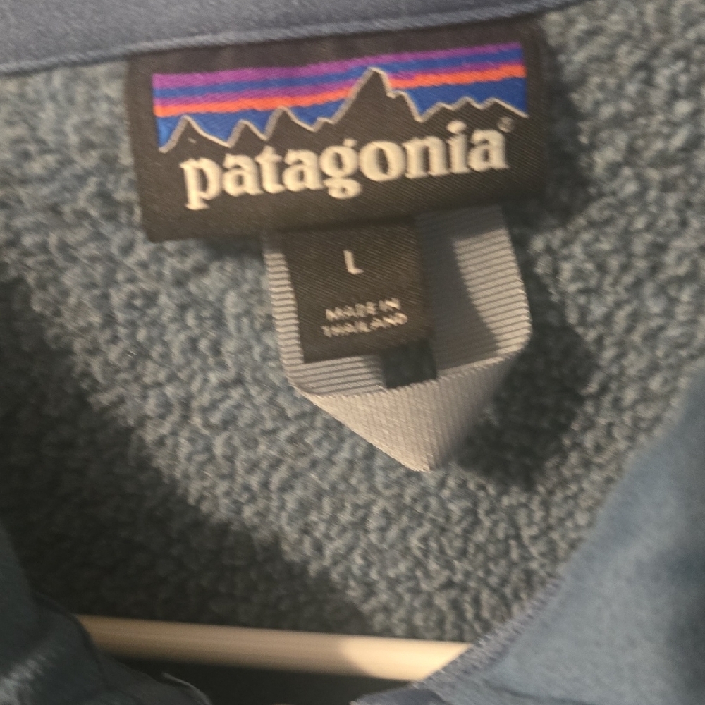 Patagonia Steel Blue Quarter-Zip Fleece - Picture 4 of 6